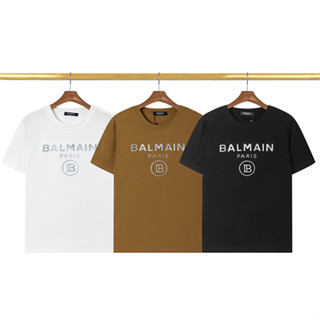 Balmai เสื้อยืดคอกลม แขนสั้น ผ้าฝ้าย เรืองแสงในที่มืด สามมิติ แฟชั่น สําหรับผู้ชาย และผู้หญิง