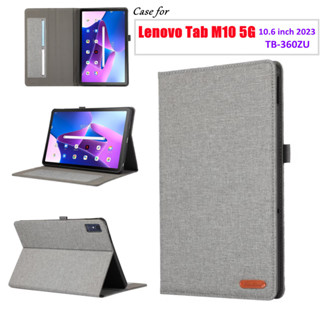 For Lenovo Tab M10 5G 10.6 inch 2023 TB-360ZU Case Cowboy Pattern Flip Stand Cover PU Leather Stand With Card Slots