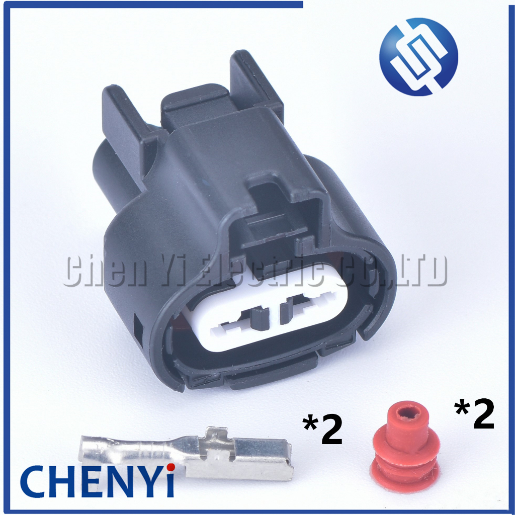 ซ็อกเก็ตเซนเซอร์วัดอุณหภูมิไอดี 2 Pin กันน้ํา 7283-1224-10 90980-11163 สําหรับ Toyota Japan IAT MAT