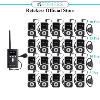 Retekess T130S ไมโครโฟนหัวทัวร์ ระบบ Lavalier สําหรับฝึกคริสตจักร บรรยายทัวร์