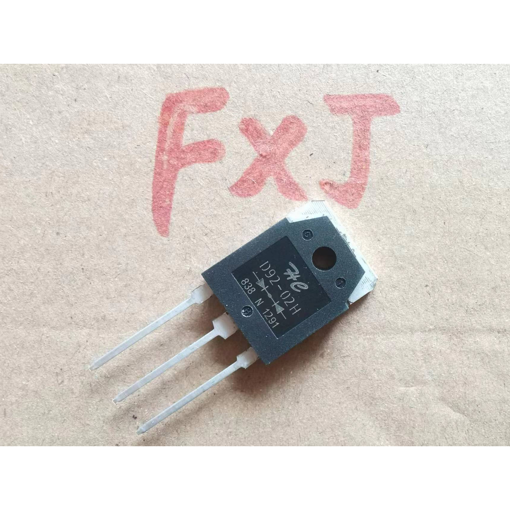 ((10 ชิ้น) D92-02H เครื่องเชื่อมไฟฟ้าทั่วไป Quick Recovery Diode TO-247 20A 200V