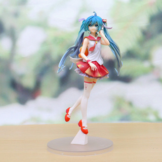 โมเดลฟิกเกอร์ PVC รูปปั้นอนิเมะ Hatsune MIKU MIKU Kawaii ขนาด 24 ซม. เหมาะกับของขวัญ ของเล่นสะสม สําหรับตกแต่ง