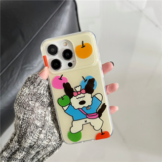 เคสโทรศัพท์มือถือ แบบนิ่ม ลายการ์ตูนสุนัข สําหรับ iPhone 11 12 13 14 PRO MAX iPhone14 iPhone14Pro