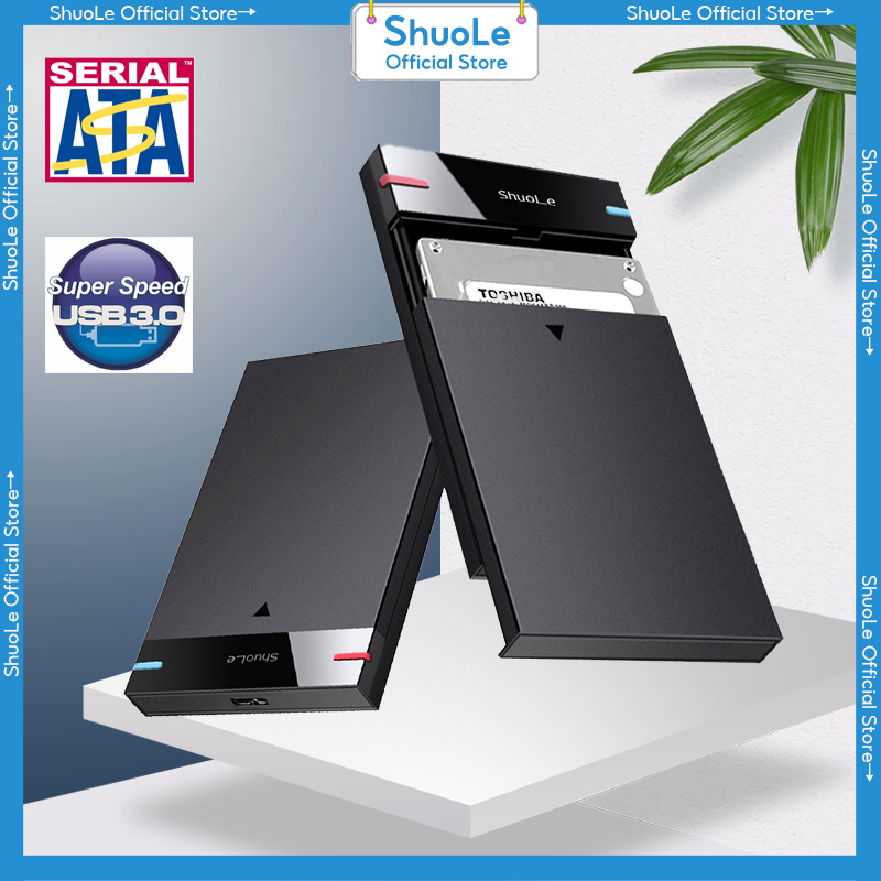 Shuole HDD Case Sata เป็น USB UASP กล่องฮาร์ดดิสก์ ภายนอกมือถือ ความเร็วสูง เคสฮาร์ดดิสก์