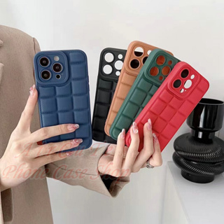 เคส Xiaomi Redmi 12 12C 10 10C 10A 9 9A 9C 8 A1 MI Redmi12 Redmi12C Redmi10 Redmi10C Redmi10A Redmi9 Redmi9A Redmi8 RedmiA1 2020 2021 2022 Square Chocolate Grid Soft Case