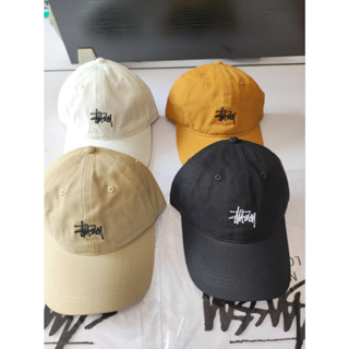 STUSSY หมวกเบสบอล ผ้าฝ้าย แบบนิ่ม ปักลายเป็ด