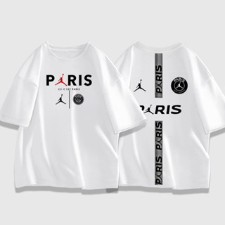 เสื้อยืดแขนสั้นลําลอง พิมพ์ลาย Paris Saint-Germain สไตล์สปอร์ต