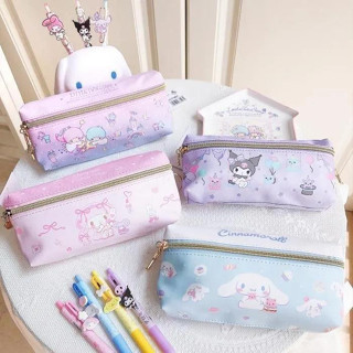 🌸พร้อมส่ง💨LZBOI กระเป๋าดินสอ ลายการ์ตูน Kuromi หัวใจแห่งความรักแต่งซิป จุของได้เยอเรียบง่าย สําหรับใส่เครื่องเขียน
