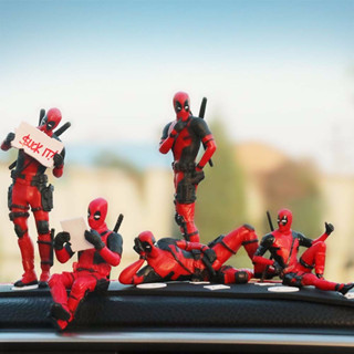 Twinkle Deadpool โมเดลฟิกเกอร์รูปปั้นอนิเมชั่นสําหรับตกแต่งบ้านออฟฟิศรถยนต์