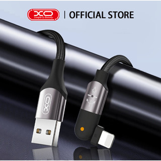 XO-NB176 สายชาร์จUSB ล่าสุดมุม 180 องศา สายชาร์จอย่างรวดเร็ว สำหรับไอ โ ฟ น Data Cable Type C/Micro USB