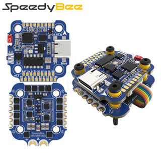 Speedybee Speedy Bee F7 Mini 3-6S STM32F722 ตัวควบคุมการบิน และ 35A BLHeli_S Mini 4-in-1 DSHOT300/600 ESC สําหรับโดรนแข่งขัน FPV