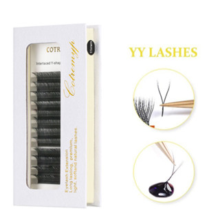 💖💖COTREMYP Decemars Eyelashes Y C D ต่อขนตา วอลลุ่ม ด้ายบราซิล โดย ด้าย Mega