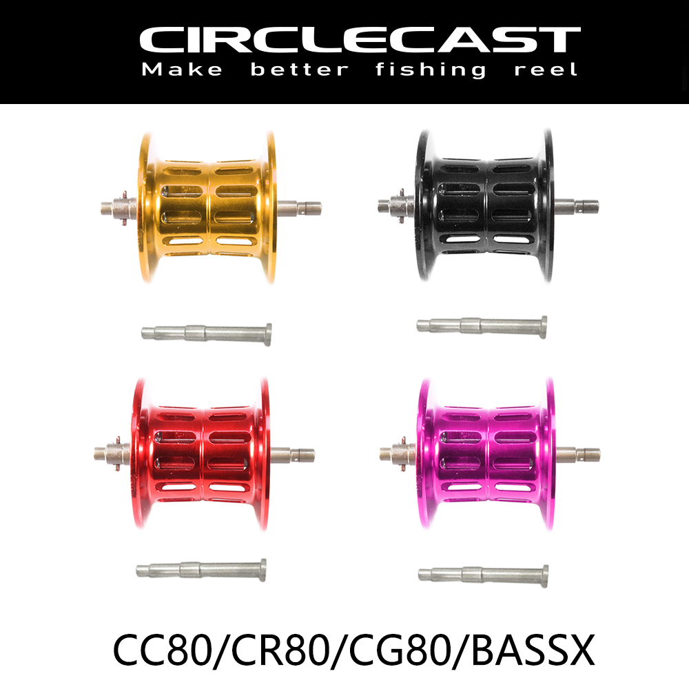 Circlevast รอกตกปลาอลูมิเนียม สําหรับ DAIWA CC80 CR80 CG80 BASS X