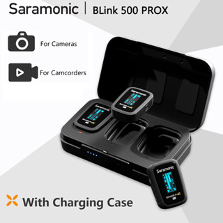 ไมโครโฟนไร้สาย Saramonic Blink500 ProX สําหรับโทรศัพท์มือถือ iPhone PC Android DSLR Youtube