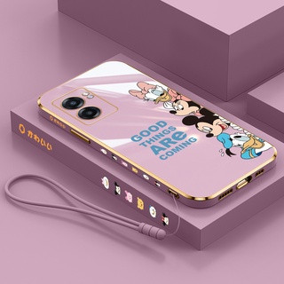 เคสโทรศัพท์มือถือ ลายการ์ตูนดิสนีย์ ครอบครัว พร้อมสายคล้อง สําหรับ realme 8 4G realme 8PRO 4G realme 8i Narzo 50 4G realme 9i realme 9pro realme 9 4G realme 7 4G