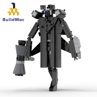 Buildmoc Skibidi บล็อคตัวต่อ รูปกล้องถ่ายรูป TITAN CAMERAMAN ของเล่นเสริมการเรียนรู้เด็ก 188 ชิ้น