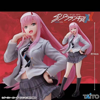 ตุ๊กตาฟิกเกอร์ 02 Darling in the Franxx White Moonlight School Uniform 02 สองมิติ สําหรับตกแต่งโต๊ะทํางาน