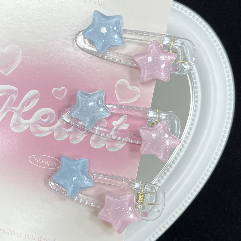 🔥🔥🔥กิ๊บติดผม Y2k รูปดาวน่ารัก แฟชั่นสําหรับผู้หญิง