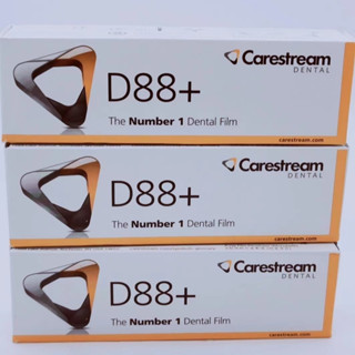 Carestream D88+ ฟิล์มไฟ D Speed X Ray สําหรับทันตกรรม 100 ชิ้น/กล่อง