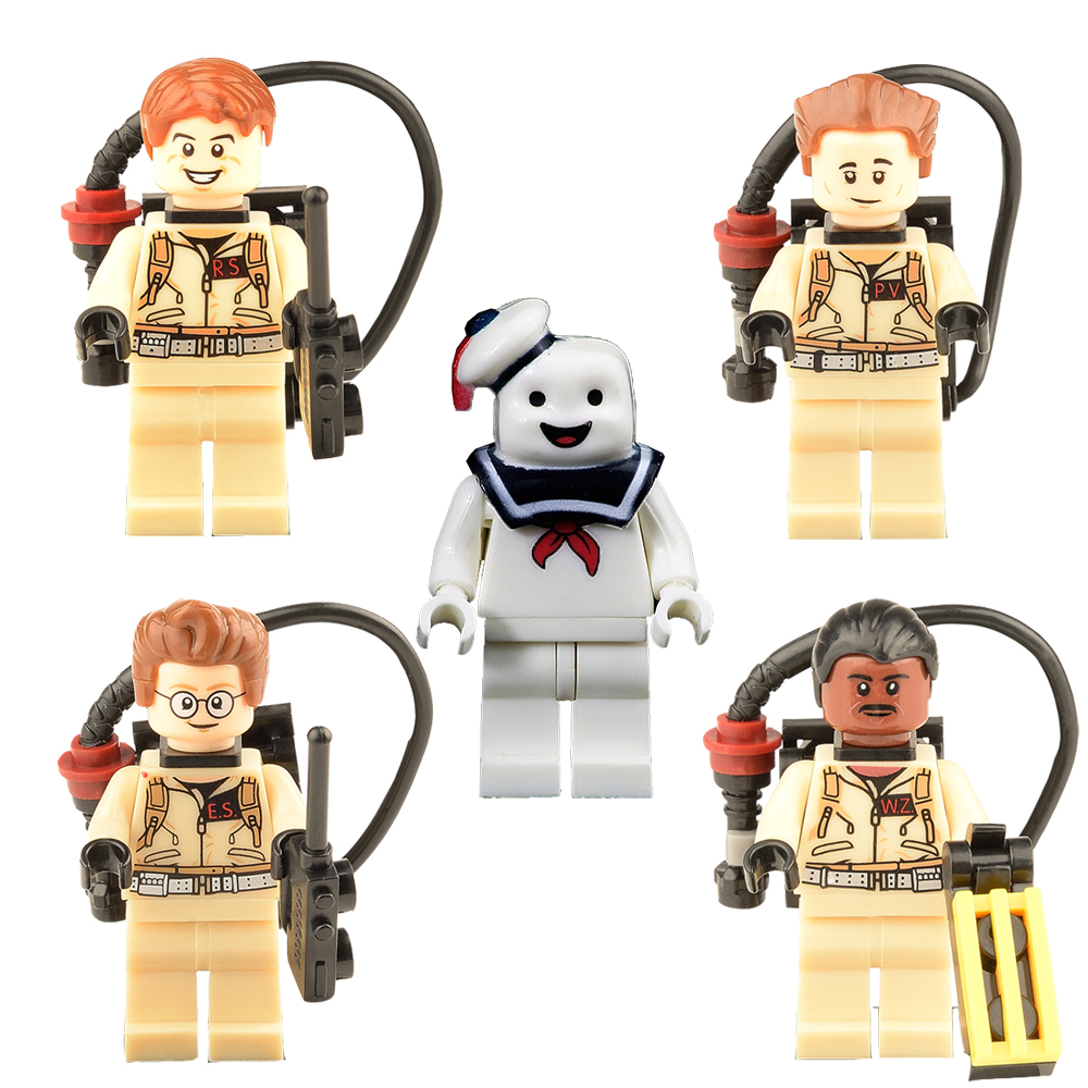 Ghostbusters Ghost Buster Raymond Stantz Peter Venkman Dr. ฟิกเกอร์ตัวต่อ Egon ของเล่นสําหรับเด็ก