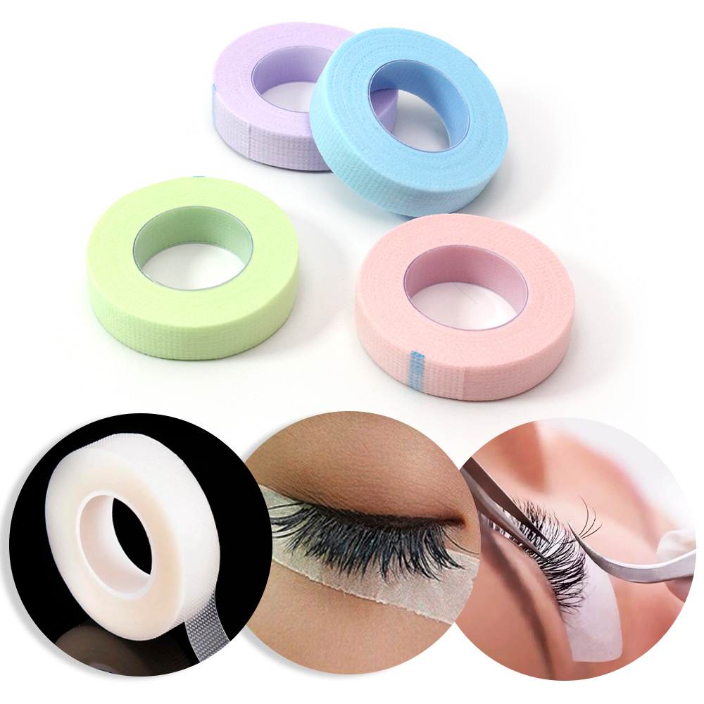 5 สี Eyelash EXTENSION เทป Non-ผ้านุ่ม Breathable เทป Isolator เหมาะสำหรับปลอมแต่งหน้าเครื่องมือ