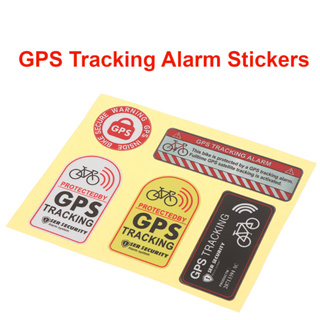 สติกเกอร์เตือน GPS สะท้อนแสง กันขโมย สําหรับติดตกแต่งรถมอเตอร์ไซค์ สกูตเตอร์ รถยนต์ 1 ชิ้น 2 ชิ้น