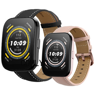 สายนาฬิกาข้อมือสมาร์ทวอทช์ หนังวัวแท้ แบบนิ่ม สําหรับ Amazfit Bip 5 Bip5