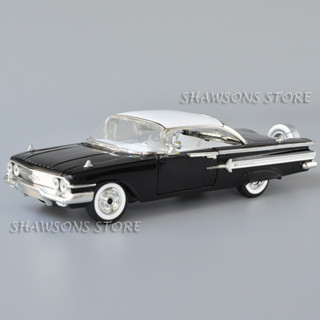 Jada โมเดลรถยนต์โลหะ สเกล 1:24 1960 Chevy Impala ขนาดเล็ก ของเล่นสําหรับเด็ก