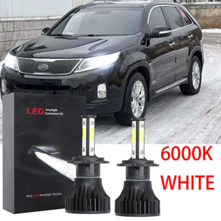 ชุดหลอดไฟฮาโลเจน LED X15 6000K สีขาว แบบเปลี่ยน สําหรับ Kia Sorento XM UM 2012 2013 2014 2015 2016 2017 2018 2019 (1 คู่)