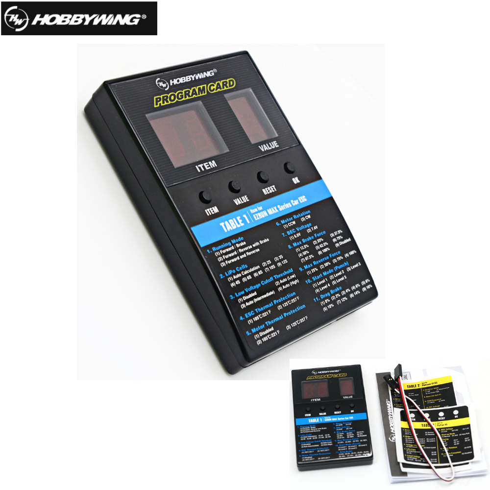Hobbywing การ์ดโปรแกรม 2C สําหรับรถบังคับ XERUN Flyfun Series ESC