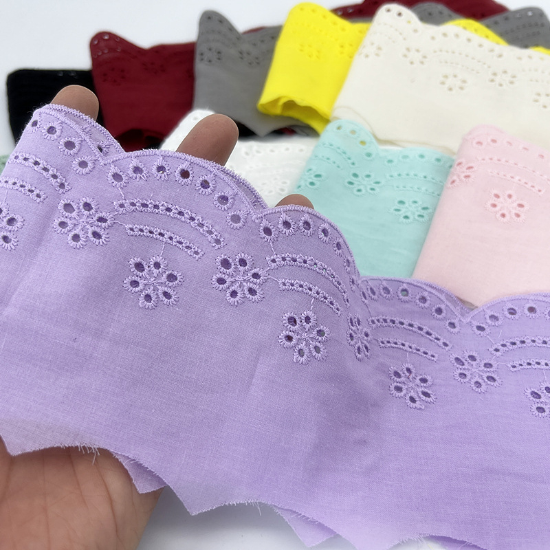 ผ้าฝ้ายลูกไม้กลวง กว้าง 10 เซนติเมตร 1 เมตร สําหรับตกแต่งบ้าน โซฟา DIY