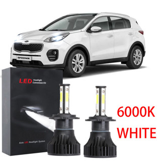 ชุดหลอดไฟฮาโลเจน LED X15 6000K สีขาว แบบเปลี่ยน สําหรับ Kia Sportage SL QL 2011 2012 2013 2014 2015 2016 2017 2018 2019 1 คู่