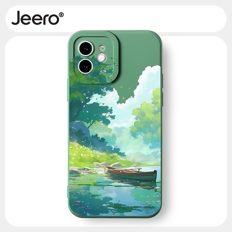 Jeero เคสไอโฟน เคสซิลิโคนนุ่มกันกระแทกการ์ตูนน่ารักตลก เคสโทรศัพท์ Compatible for iPhone 16 15 14 13 12 11 Pro Max SE 2020 X XR XS 8 7 6 6S Plus พลัส HFF3520