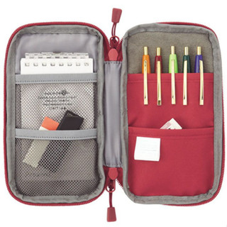 กล่องดินสอความจุขนาดใหญ่สไตล์ญี่ปุ่น - กระเป๋าเครื่องเขียนซิ…