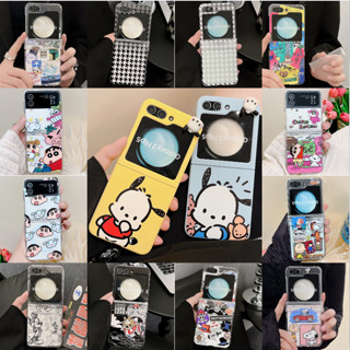 เคสมือถือ ลายการ์ตูนชินจัง กันกระแทก สําหรับ Samsung Galaxy Z Flip 5 ZFlip 4 Z Flip3