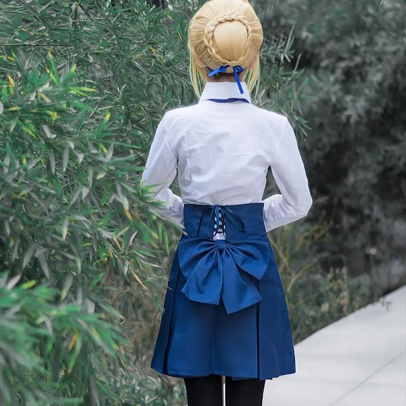 ชุดเดรสคอสเพลย์ การ์ตูนอนิเมะ Fate Stay Night Saber รูปที่ 5