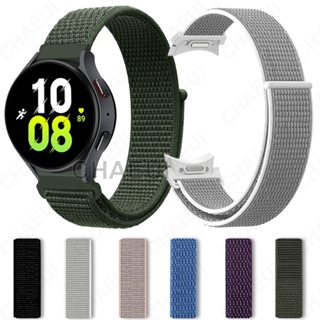 สายรัดไนลอนสร้อยข้อมือสําหรับ Galaxy Watch 7 FE 6 5 Pro 4 44…