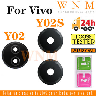 ฝาครอบเลนส์กล้องด้านหลัง พร้อมกาว แบบเปลี่ยน สําหรับ VIVO Y02 Y02A Y02S V2203