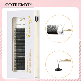 Cotremyp YY ขนตาปลอม ขนมิงค์แคชเมียร์ เพิ่มความยาวขนตา และวอลลุ่ม สไตล์บราซิล