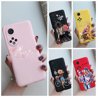 เคสโทรศัพท์มือถือ ซิลิโคนนิ่ม กันกระแทก ลายเด็กผู้หญิงสวย สําหรับ Huawei nova9 nova9