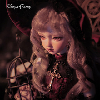 Shuga Fairy 1/4 Bariy BJD ตุ๊กตาวินเทจ โลลิต้า กระโปรงสีแดง หน้ายิ้ม หวาน แสดงอารมณ์ สําหรับตุ๊กตา สไตล์แฟรี่ ข้อต่อ ของขวัญ