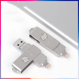 แฟลชไดรฟ์ USB 3.0 1TB 3-in-1 OTG สําหรับ IPhone 6 7 8 X XR 11 12 13 HP OTG