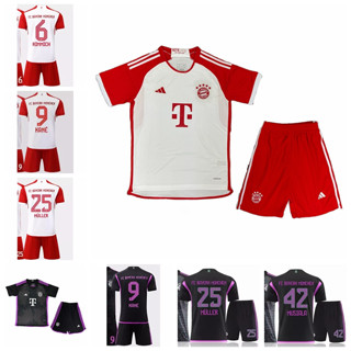 เสื้อกีฬาแขนสั้น ลายทีมชาติฟุตบอล Bayern Munich 2023-24 Season ชุดเหย้า