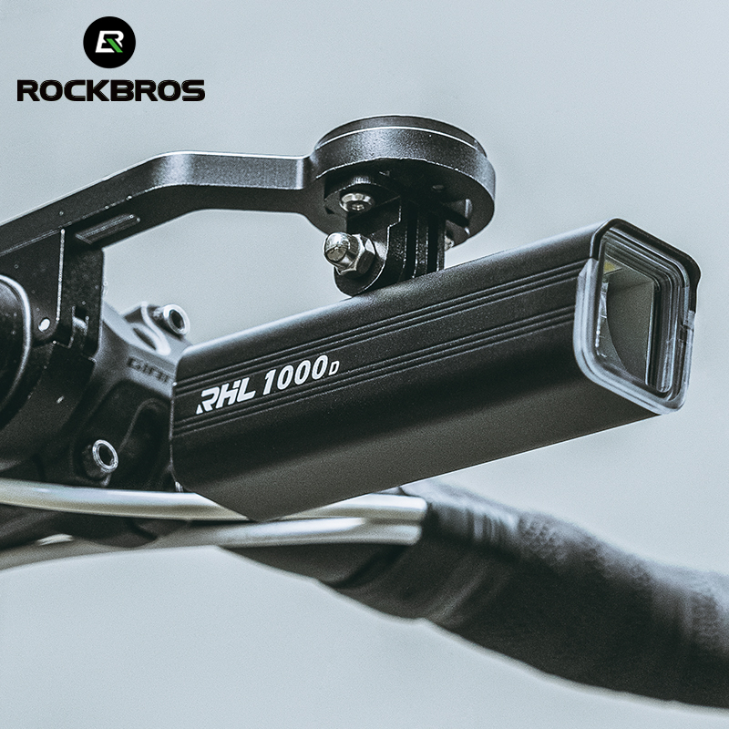 【TH Delivery】ROCKBROS ไฟหน้าจักรยาน IPX6 กันน้ํา 1500 ลูเมน แบบชาร์จไฟได้ อุปกรณ์เสริมจักรยาน