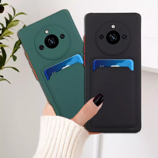 เคสโทรศัพท์มือถือ แบบนิ่ม กันกระแทก มีช่องใส่บัตร สําหรับ Realme 11 Pro Plus 5G 11 Pro+2023 11pro