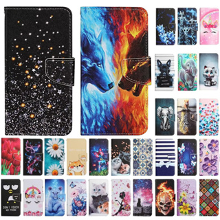 เคสโทรศัพท์หนัง ฝาพับ กันกระแทก ลายการ์ตูน พร้อมช่องใส่บัตร สําหรับ Oppo A15 A73 A8 A31 A1K A3S A5 A12E A7 A5S A12 A11K A5 A9 2020 A11X A11 A92 A72 A52 F17 4g