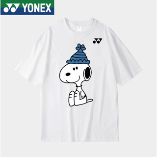 เสื้อกีฬาแขนสั้น ผ้าตาข่าย แบบแห้งเร็ว ลายทีม New Yonex Badminton Jersey สําหรับผู้ชาย และผู้หญิง 2023