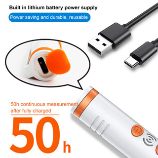 ปากกาตรวจจับรังสียูวี แบบเรียลไทม์ ชาร์จ USB พร้อมเสียงเตือน