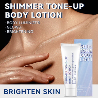 Enjoy Skin Body Shimmer Lotion โลชั่นบำรุงผิวที่เร่าร้อน ร่างกายเรืองแสง cheek shimmer ไฮไลท์ชิมเมอร์ คอนทัวร์ ไฮไลท์ เครื่องสําอาง เฉดดิ้ง เนื้อครีม ให้ความชุ่มชื้น มีกลิ่นหอม ให้ความชุ่มชื้น