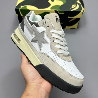 รองเท้าสเก็ตบอร์ด รุ่น A BATHING APE ROAD STA สีคอนทราสต์ แฟชั่นคลาสสิก